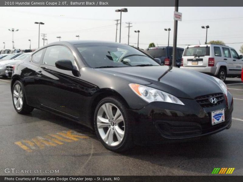 Bathurst Black / Black 2010 Hyundai Genesis Coupe 2.0T