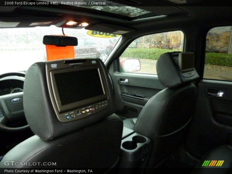 Redfire Metallic / Charcoal 2008 Ford Escape Limited 4WD