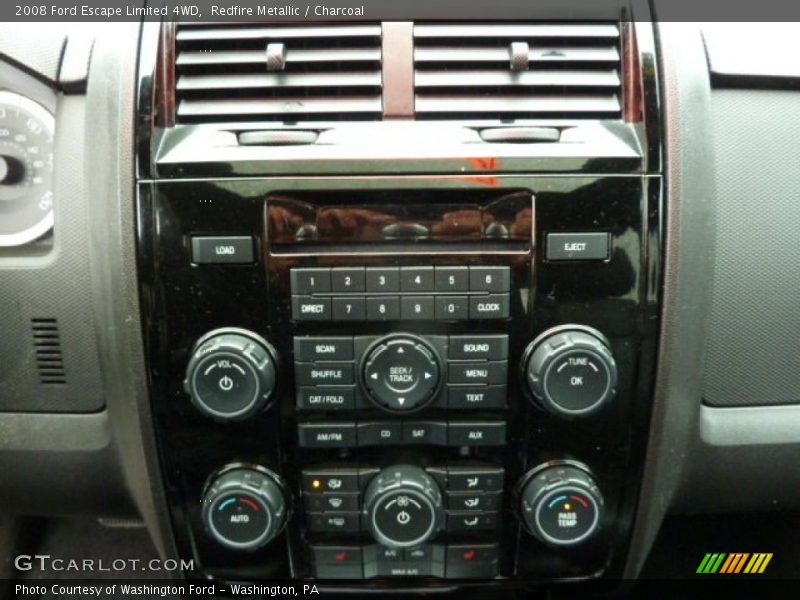 Redfire Metallic / Charcoal 2008 Ford Escape Limited 4WD