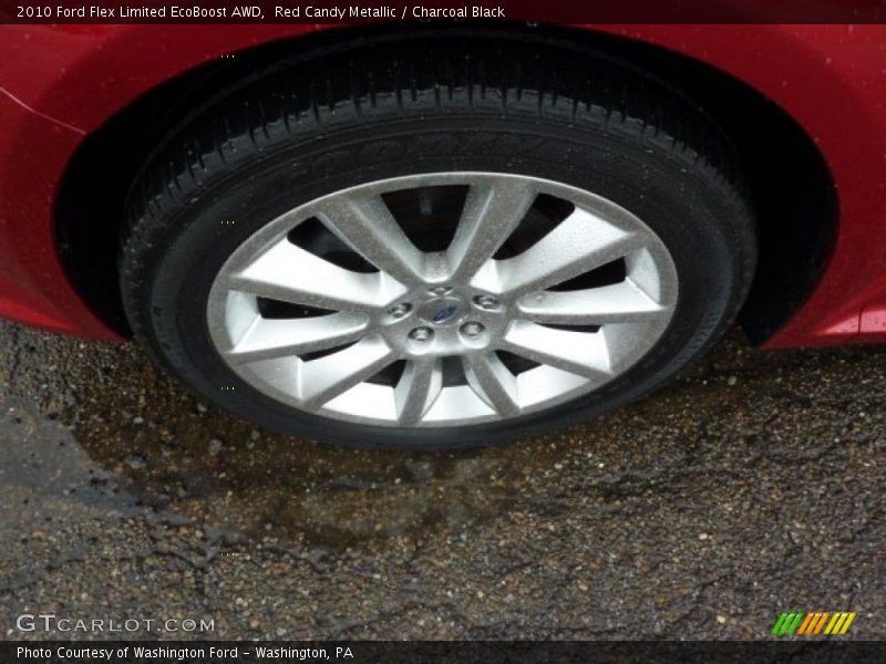 Red Candy Metallic / Charcoal Black 2010 Ford Flex Limited EcoBoost AWD
