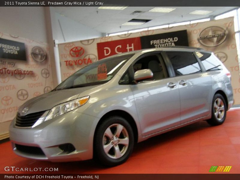 Predawn Gray Mica / Light Gray 2011 Toyota Sienna LE
