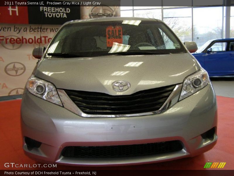 Predawn Gray Mica / Light Gray 2011 Toyota Sienna LE