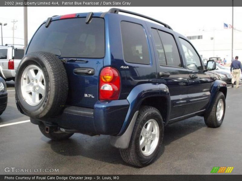 Patriot Blue Pearlcoat / Dark Slate Gray 2002 Jeep Liberty Limited 4x4