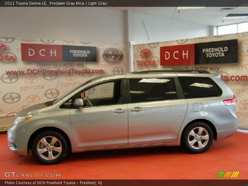 Predawn Gray Mica / Light Gray 2011 Toyota Sienna LE