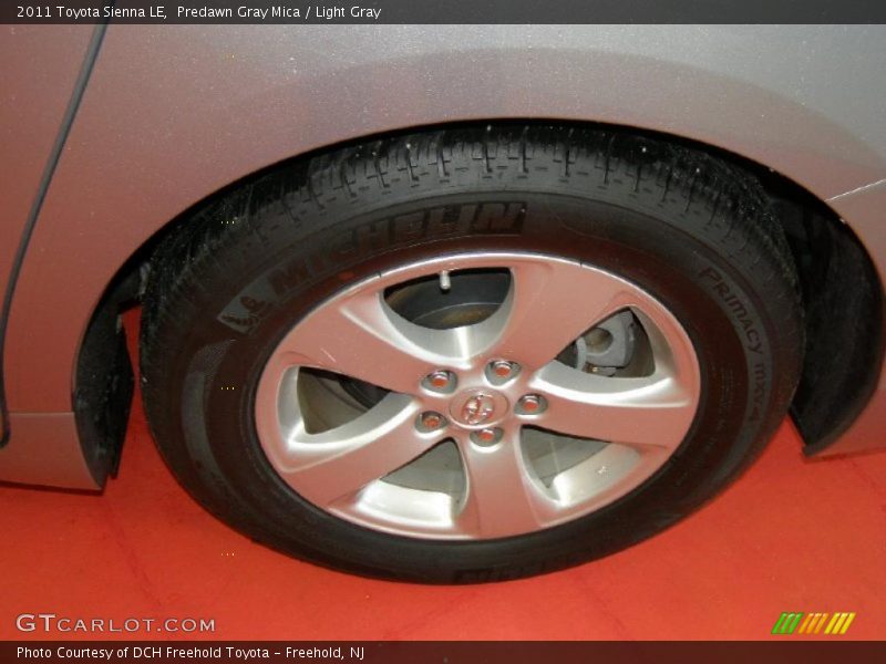 Predawn Gray Mica / Light Gray 2011 Toyota Sienna LE