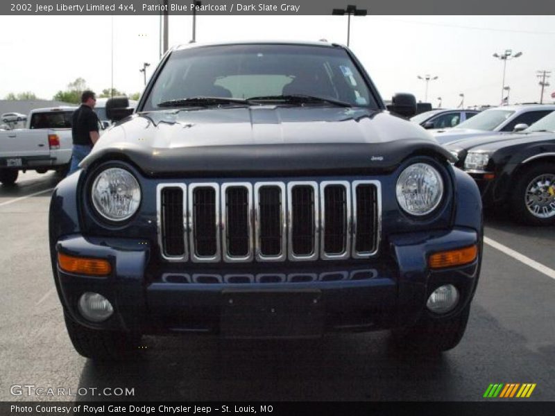 Patriot Blue Pearlcoat / Dark Slate Gray 2002 Jeep Liberty Limited 4x4