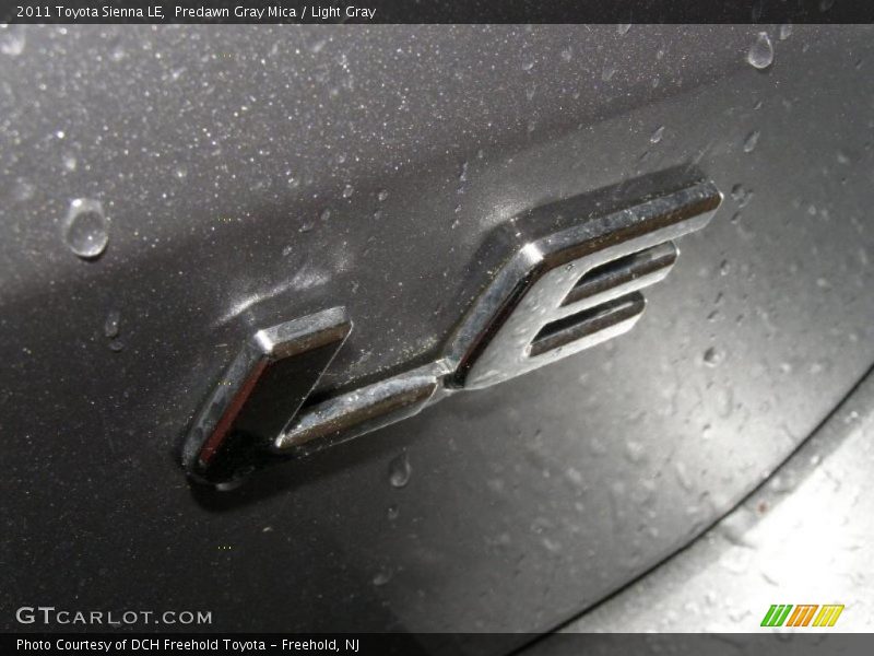 Predawn Gray Mica / Light Gray 2011 Toyota Sienna LE
