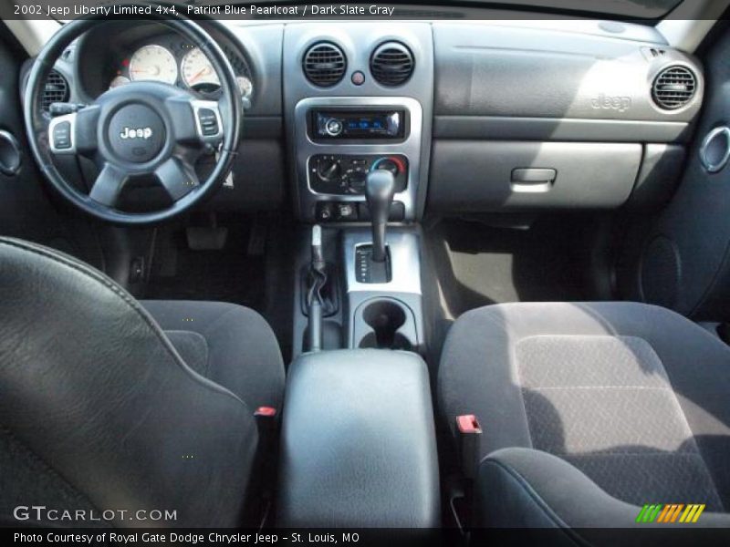 Patriot Blue Pearlcoat / Dark Slate Gray 2002 Jeep Liberty Limited 4x4