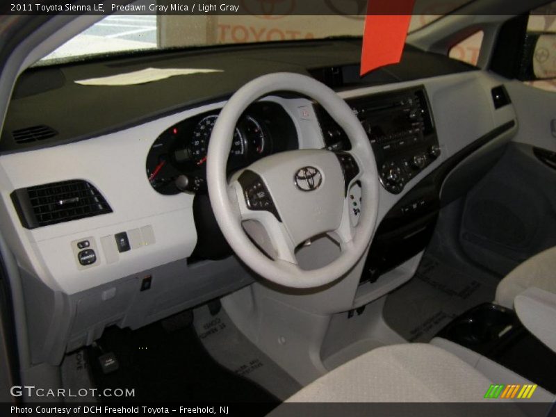 Predawn Gray Mica / Light Gray 2011 Toyota Sienna LE