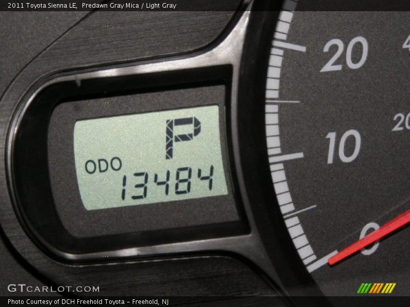 Predawn Gray Mica / Light Gray 2011 Toyota Sienna LE