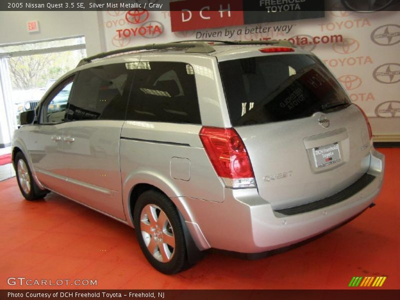 Silver Mist Metallic / Gray 2005 Nissan Quest 3.5 SE