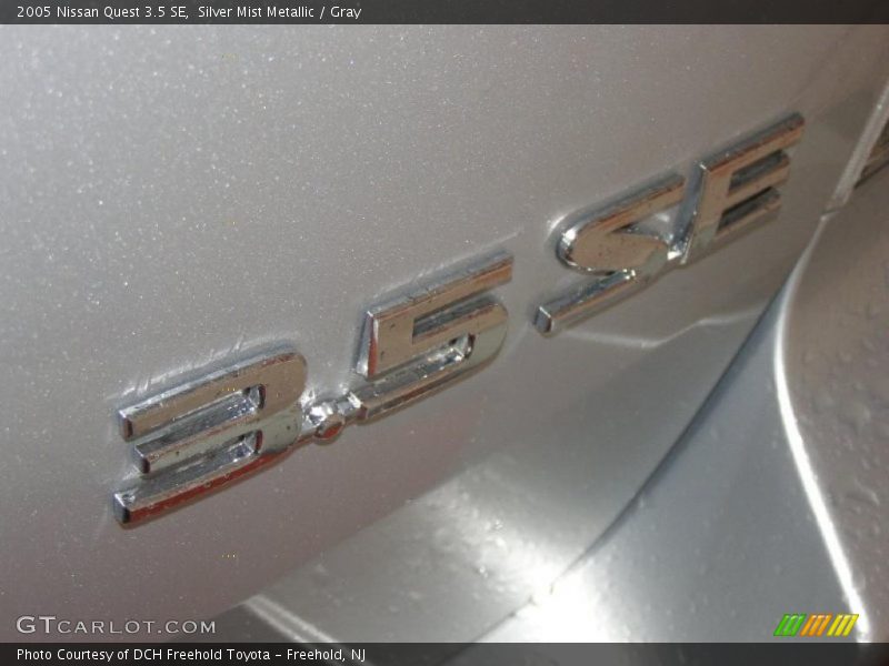 Silver Mist Metallic / Gray 2005 Nissan Quest 3.5 SE