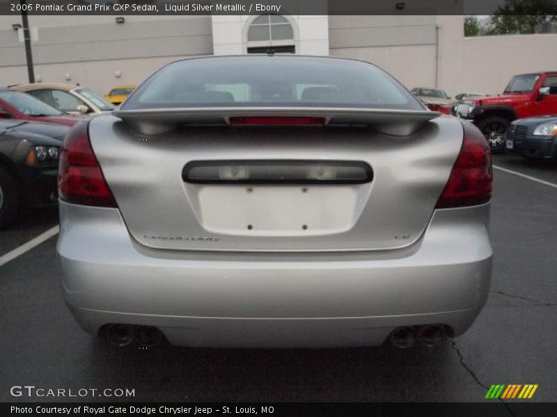 Liquid Silver Metallic / Ebony 2006 Pontiac Grand Prix GXP Sedan