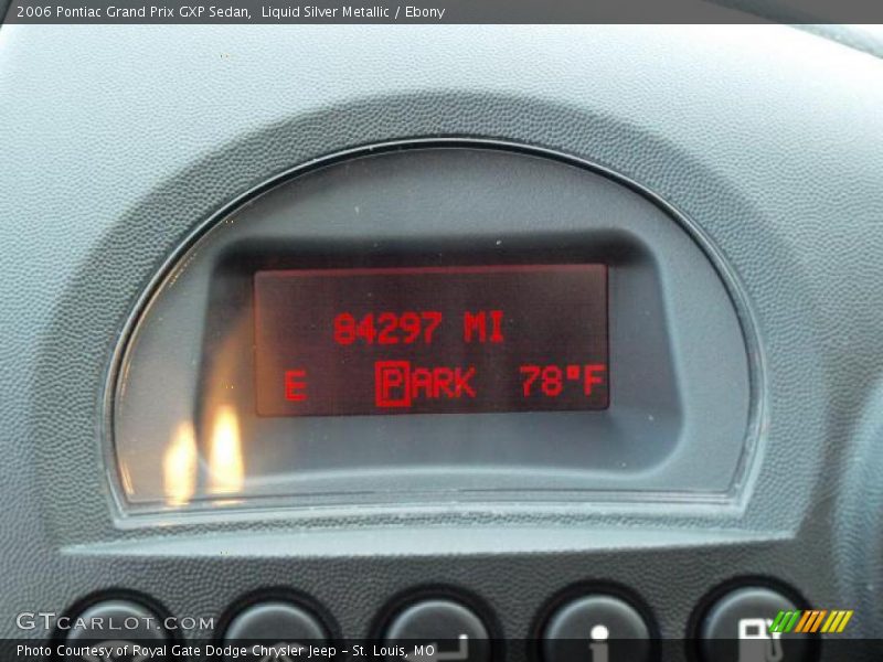 Liquid Silver Metallic / Ebony 2006 Pontiac Grand Prix GXP Sedan