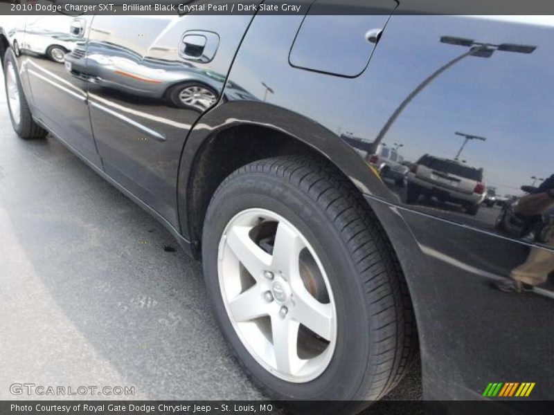 Brilliant Black Crystal Pearl / Dark Slate Gray 2010 Dodge Charger SXT