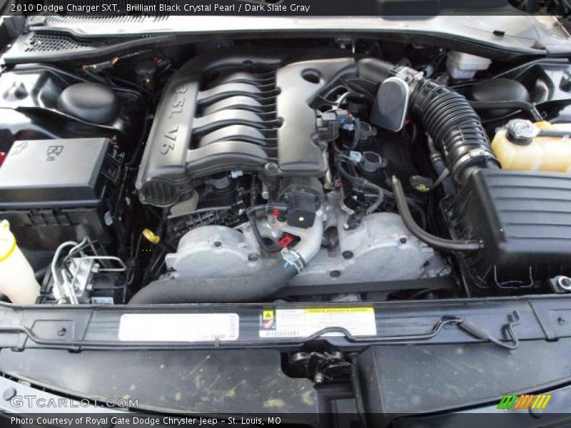 Brilliant Black Crystal Pearl / Dark Slate Gray 2010 Dodge Charger SXT