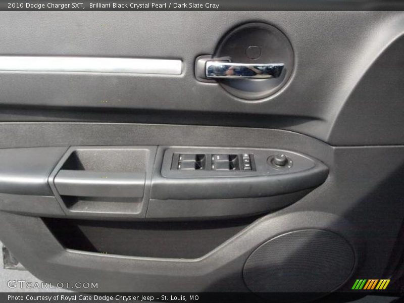 Brilliant Black Crystal Pearl / Dark Slate Gray 2010 Dodge Charger SXT