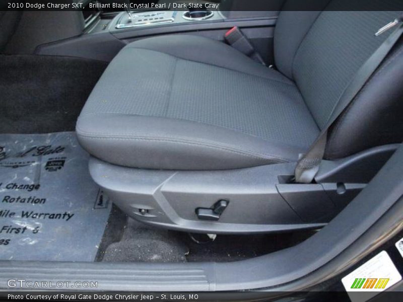 Brilliant Black Crystal Pearl / Dark Slate Gray 2010 Dodge Charger SXT