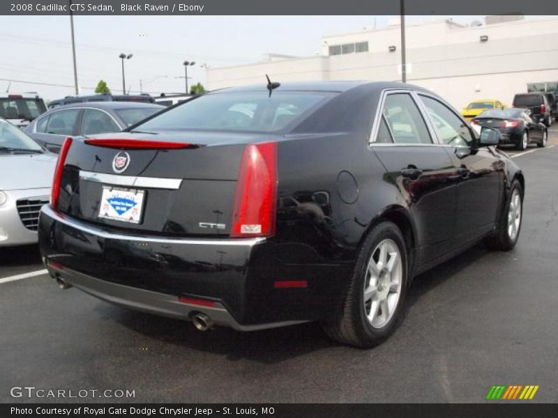 Black Raven / Ebony 2008 Cadillac CTS Sedan