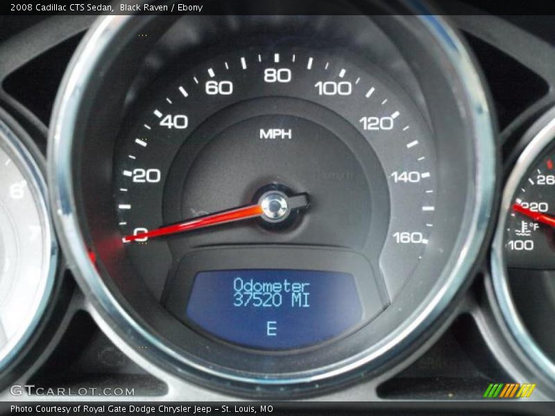 Black Raven / Ebony 2008 Cadillac CTS Sedan