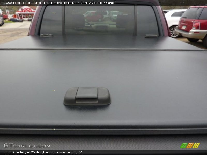 Dark Cherry Metallic / Camel 2008 Ford Explorer Sport Trac Limited 4x4