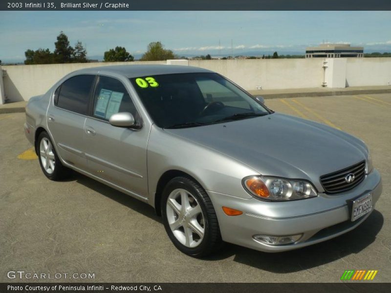 Brilliant Silver / Graphite 2003 Infiniti I 35