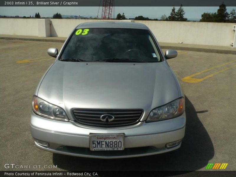 Brilliant Silver / Graphite 2003 Infiniti I 35
