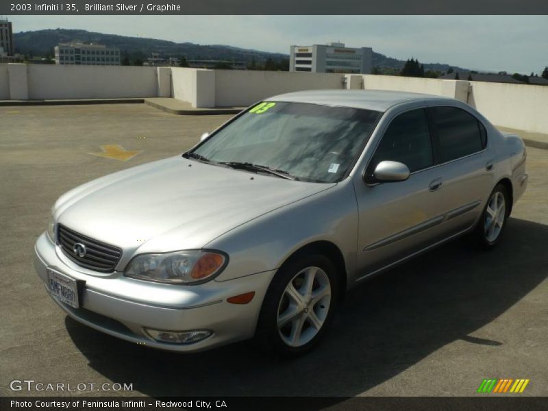 Brilliant Silver / Graphite 2003 Infiniti I 35