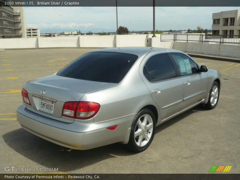 Brilliant Silver / Graphite 2003 Infiniti I 35