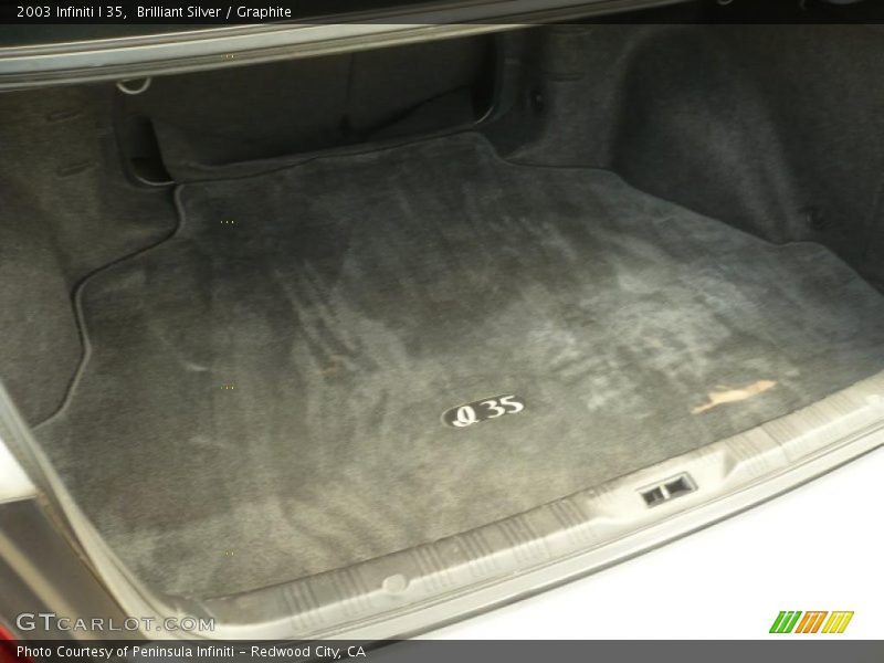 Brilliant Silver / Graphite 2003 Infiniti I 35