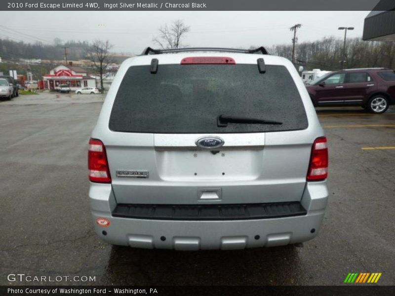 Ingot Silver Metallic / Charcoal Black 2010 Ford Escape Limited 4WD