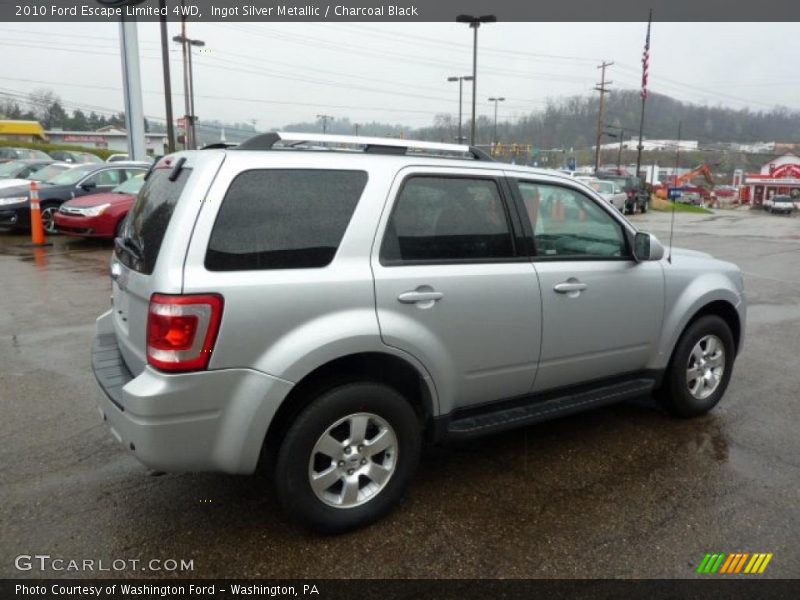 Ingot Silver Metallic / Charcoal Black 2010 Ford Escape Limited 4WD