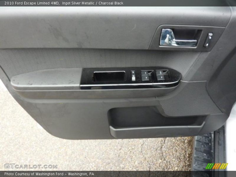 Ingot Silver Metallic / Charcoal Black 2010 Ford Escape Limited 4WD