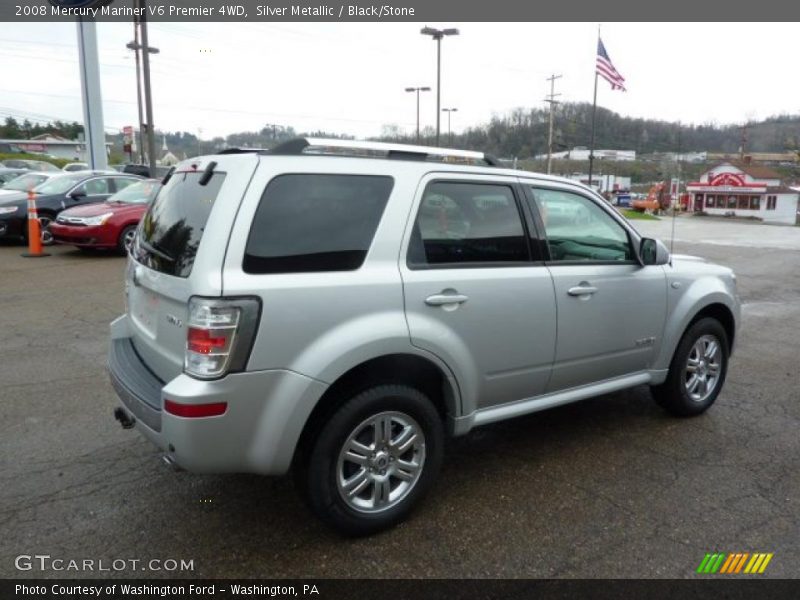 Silver Metallic / Black/Stone 2008 Mercury Mariner V6 Premier 4WD