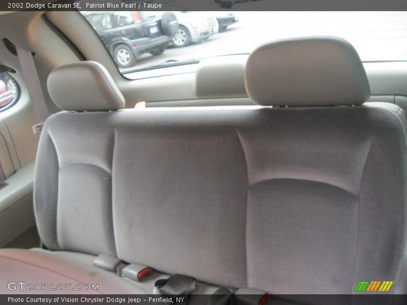 Patriot Blue Pearl / Taupe 2002 Dodge Caravan SE