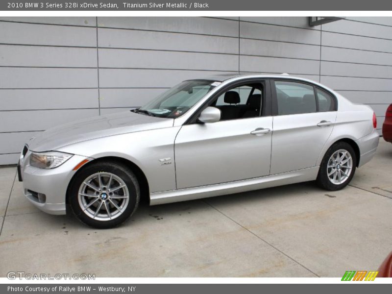 Titanium Silver Metallic / Black 2010 BMW 3 Series 328i xDrive Sedan
