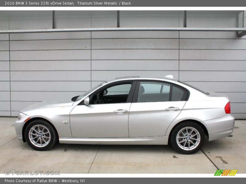 Titanium Silver Metallic / Black 2010 BMW 3 Series 328i xDrive Sedan