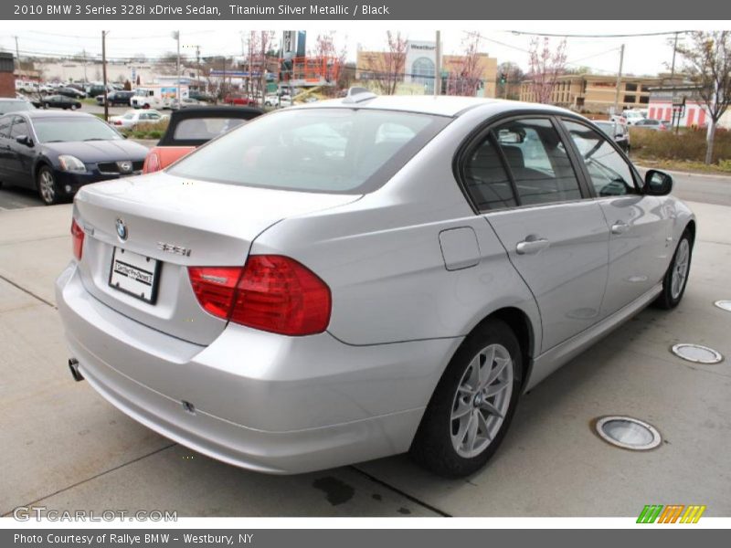 Titanium Silver Metallic / Black 2010 BMW 3 Series 328i xDrive Sedan