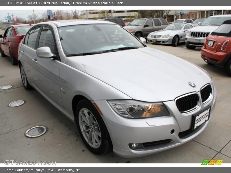 Titanium Silver Metallic / Black 2010 BMW 3 Series 328i xDrive Sedan