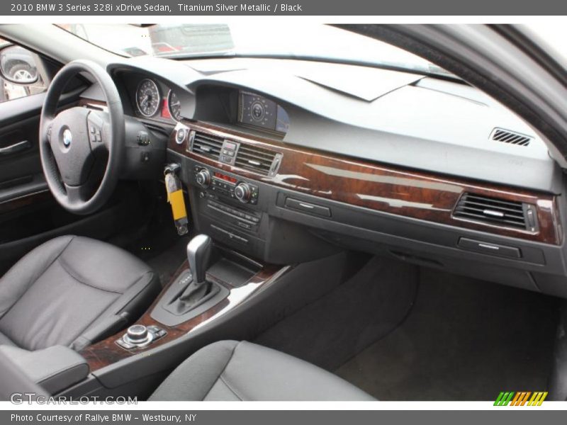 Titanium Silver Metallic / Black 2010 BMW 3 Series 328i xDrive Sedan