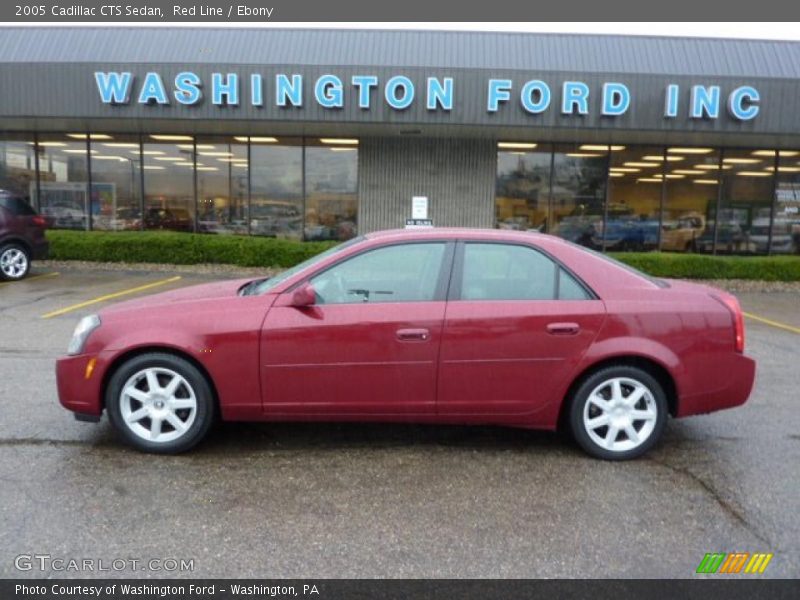 Red Line / Ebony 2005 Cadillac CTS Sedan