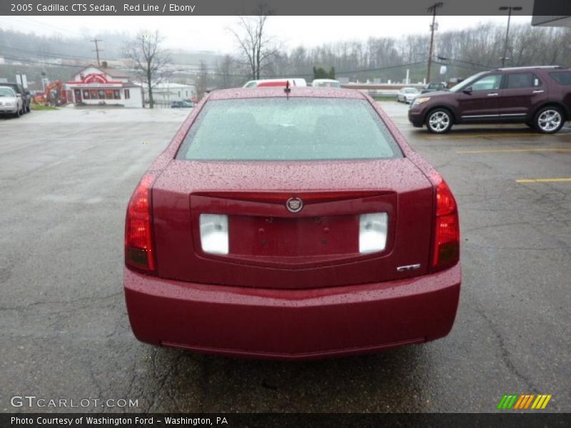 Red Line / Ebony 2005 Cadillac CTS Sedan