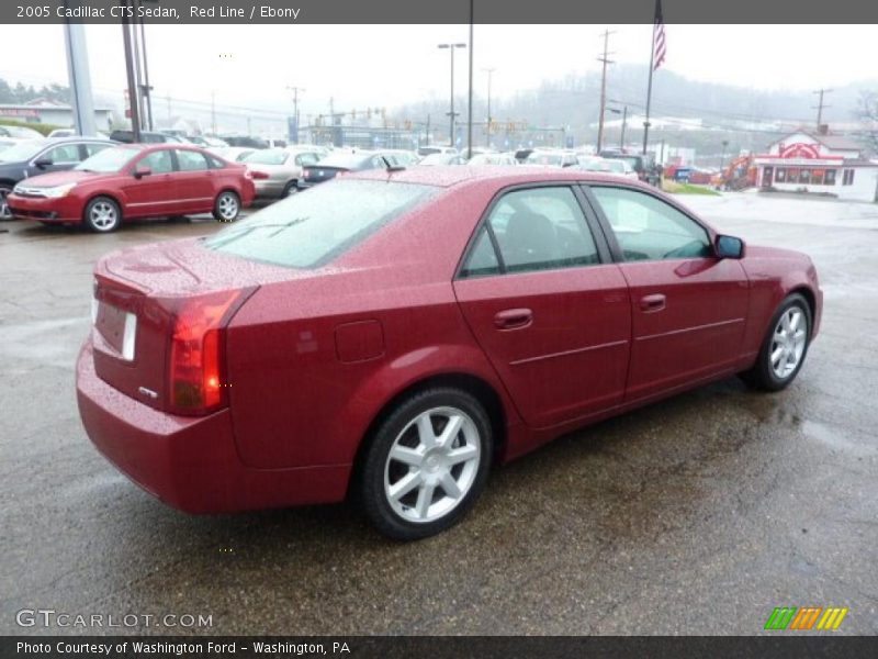 Red Line / Ebony 2005 Cadillac CTS Sedan
