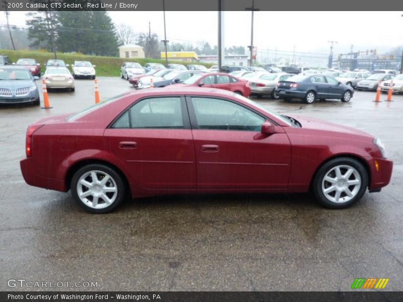 Red Line / Ebony 2005 Cadillac CTS Sedan