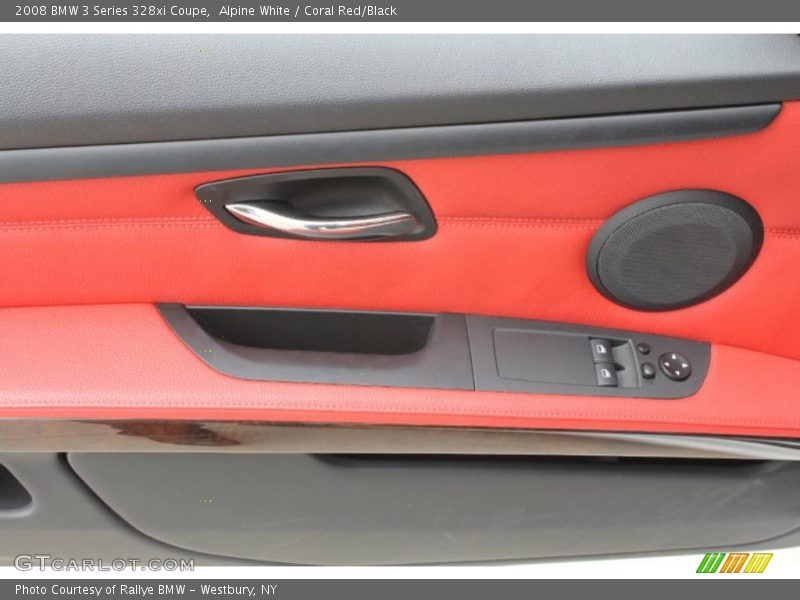 Alpine White / Coral Red/Black 2008 BMW 3 Series 328xi Coupe