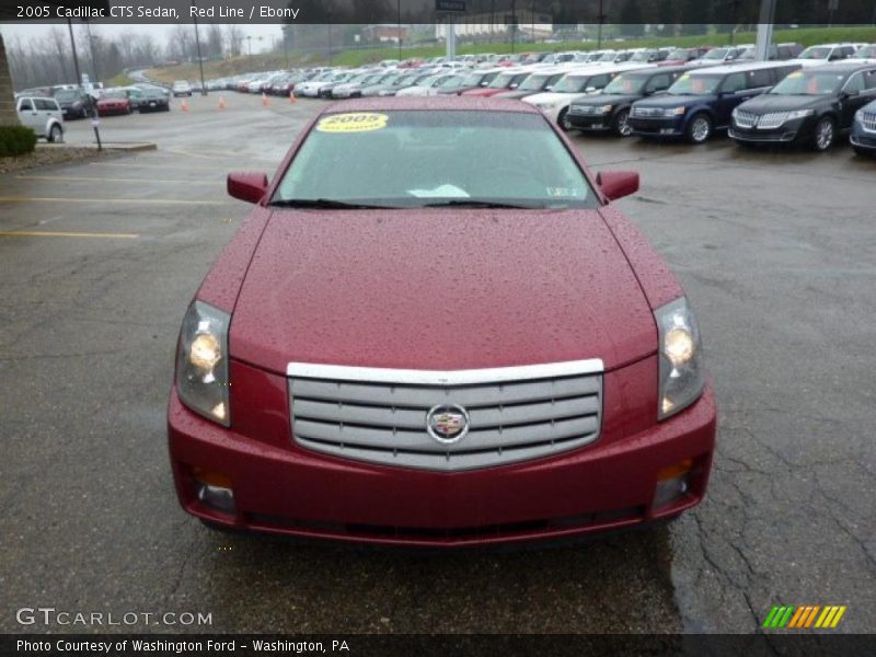 Red Line / Ebony 2005 Cadillac CTS Sedan