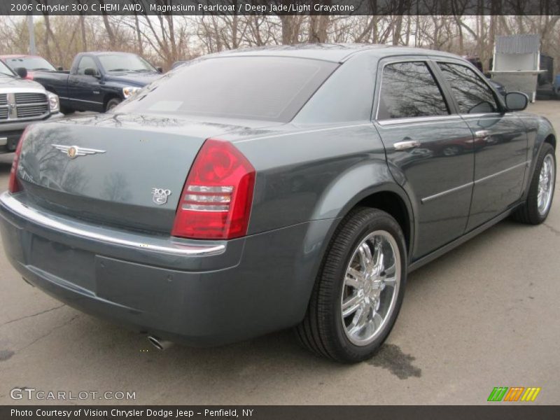 Magnesium Pearlcoat / Deep Jade/Light Graystone 2006 Chrysler 300 C HEMI AWD