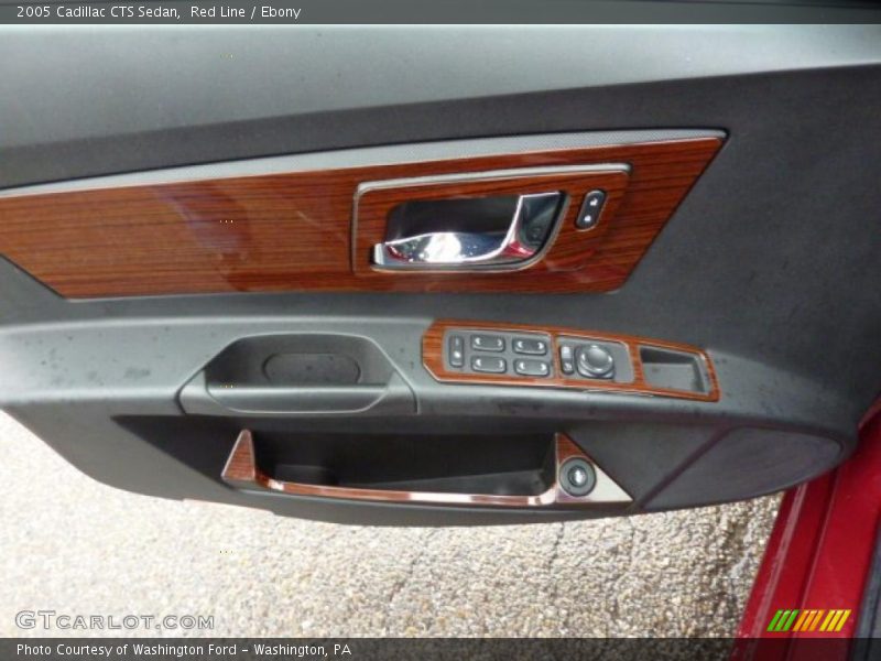 Red Line / Ebony 2005 Cadillac CTS Sedan
