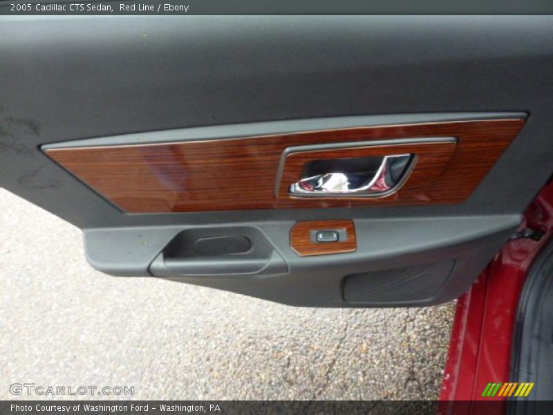 Red Line / Ebony 2005 Cadillac CTS Sedan