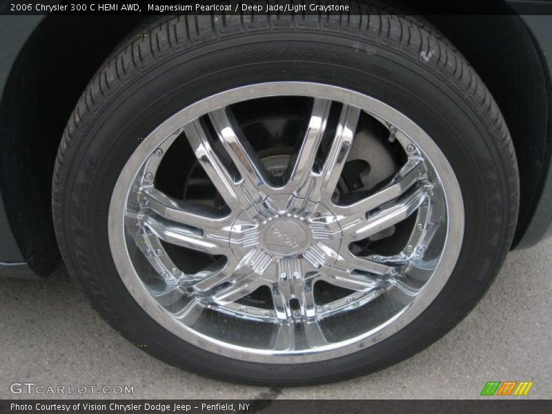 Magnesium Pearlcoat / Deep Jade/Light Graystone 2006 Chrysler 300 C HEMI AWD